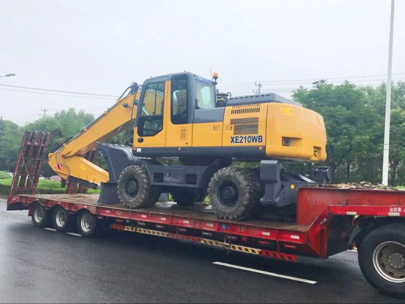 Chinese Brand New Excavators 21 Ton Wheel Excavator Xe210W with CE