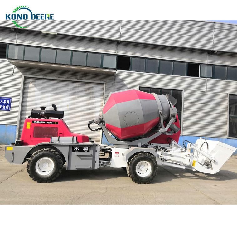 China Diesel Engine Portable Concrete Mixers for Sale