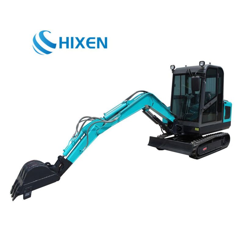 China Cheap Price Hx25 2500kg Mini Cabin Excavator for Garden Using with Diesel Engine