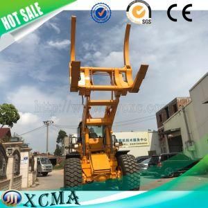 High Quality 12 Tons Wood Clamping/ Log Grapples Wheel Loader Machine for Wood Forest