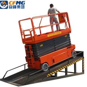 6m People Lifting / Elevating Motorized Table Lift Equipment for Rental