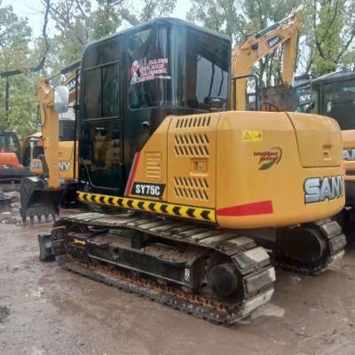 2017 Used Second Hand 7.5 Ton Sunnyy Small Excavator Sy75c Made in China Selling in Philippines