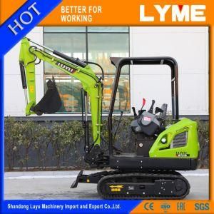 2020 New Hot Sale Cheap Price Ly8 1.8ton Mini Micro Small Rubber Crawler Hydraulic Excavator for Indoor or Garden Use with CE for Europe