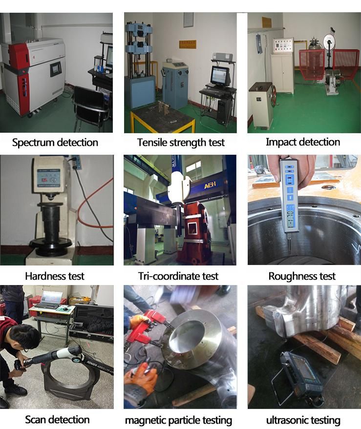Densen Customized Alloy Steel Super Large Hot Forging Crane Wheels, Crane Rail Wheels, Train Wheels for Sale