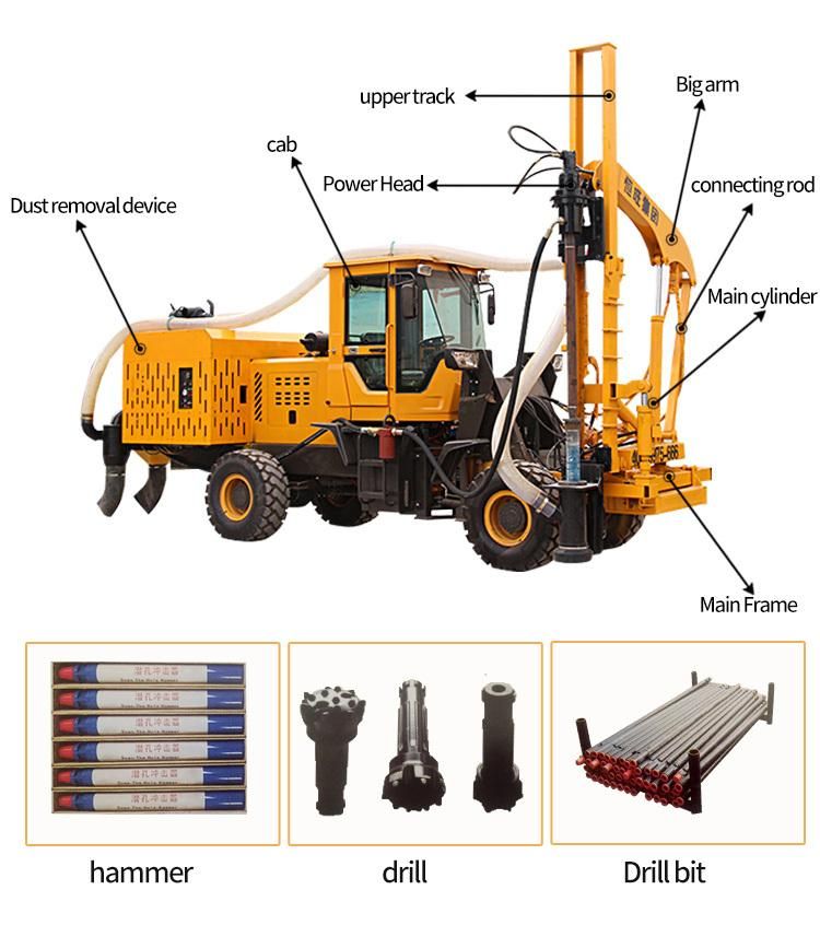 Factory Price High Precision Highway Guardrail Pile Driver