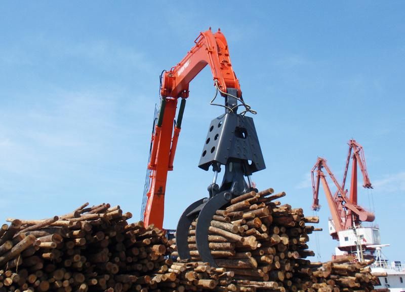 New Wzy52-8c Bonny 52 Ton Hydraulic Material Handler with Rotational Wood Grab