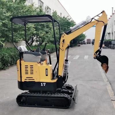 Hot Selling 2022 New Model Hx17 Excavators with High Performance Euro5 and EPA Tier4 Emission Small Digger Kubota Engine