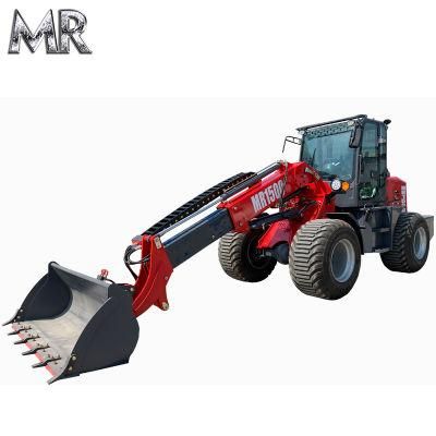 China Top Popular Brand Manufacturer Mini Compact Telescopic Wheel Loader