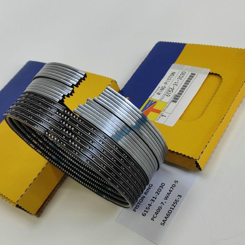 High Quality Diesel Engine Mechanical Parts Piston Ring 6154-31-2030 for Excavator Parts PC400-7 Wheel Loaders Parts Wa470-5 Engine Parst SAA6d125e-3