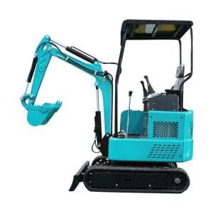 CE Certified 800kg Multifunctional Garden Digger 1.5 T Excavator Mini for Sale