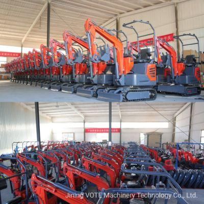 Cheap Price Chinese Earth Moving 0.8 Ton 1 Ton 1.5 Ton Mini Hydraulic Excavator for Sale