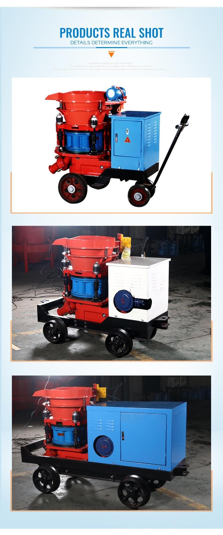 Articulated Mining Dumper Truck Electric Wet Type Shotcrete Machines with Manufacturer Price