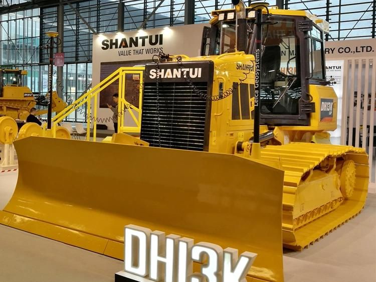 Shantui Brand Earthmoving Bull Dozer 154HP Dh13K Full Hydraulic Crawler Bulldozer