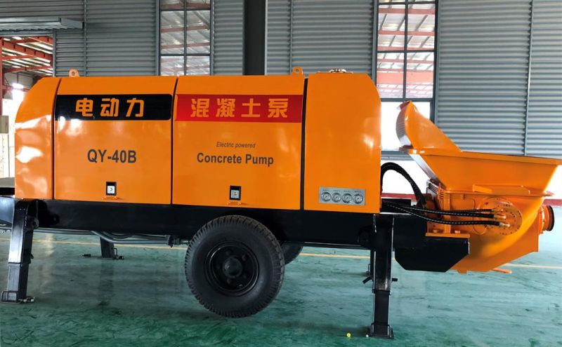 40m3/H Concrete Pump Electric Machine Stationary Hydraulic Diesel Trailer Concrete Pump
