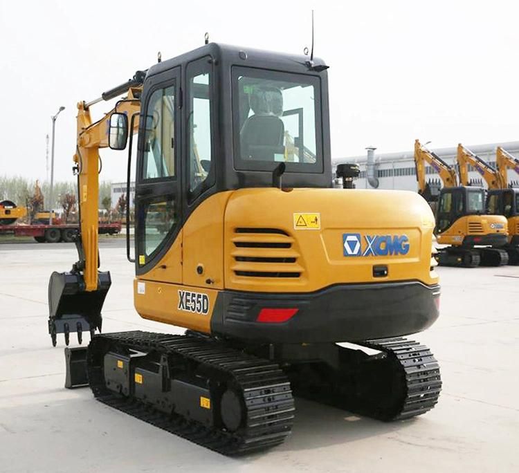 XCMG Digging Multifunction Hydraulic Crawler Towable Backhoe Mini Excavator Xe55D