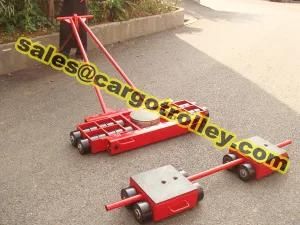 Three Point Machinery Moving Skates, Roller Moving Skids, Machinery Mover