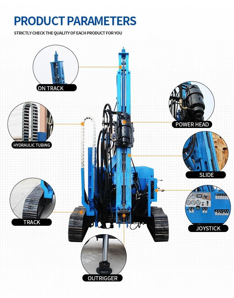 Hydraulic Press Hammer Skid Pile Driver