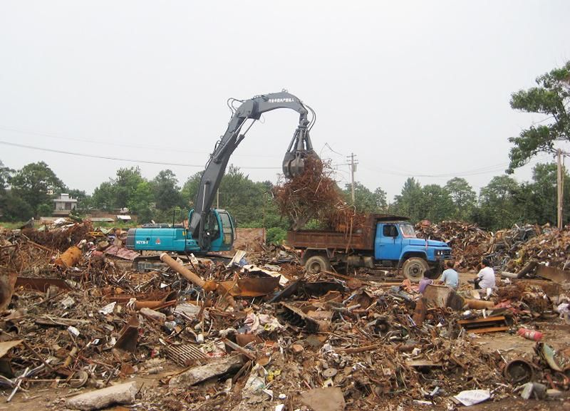 Bonny New Wzy28-8c 28 Ton Hydraulic Material Handler with Rotational Fork Type Grab Made in China