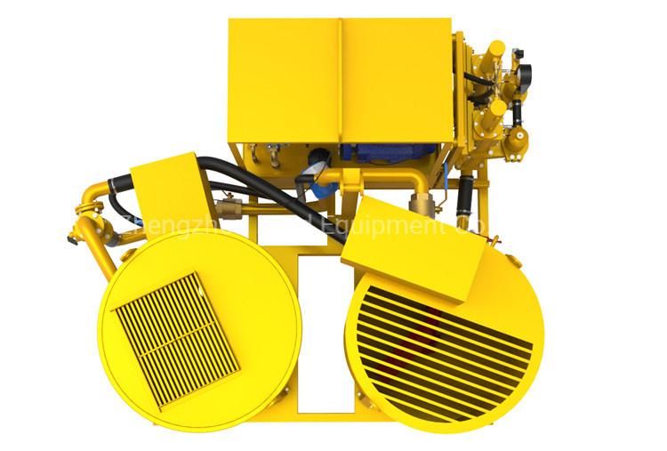 LGP 550/800/150/70DPL-E double piston pump cement grout mixer plant for TBM