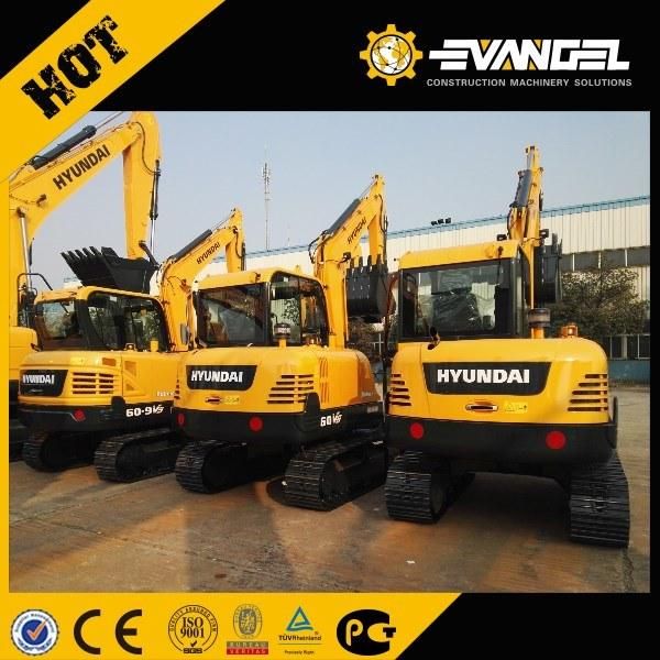 Hyundai Brand New 6 Ton Mini Hydraulic Crawler Excavator (R60VS)