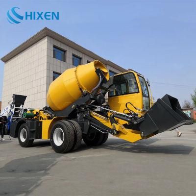 3.5 Cbm Automatic Feed Mobile Self Loading Concrete Mixer with Cheap Price for Sale in China