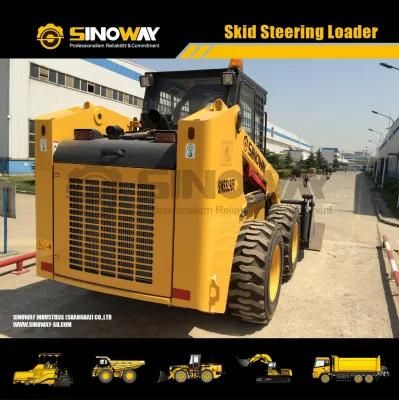 China Wheel Type Skid Steer Loader, Compact Loader Mini Loader