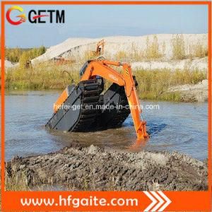 Floating Excavator for Deepening of River