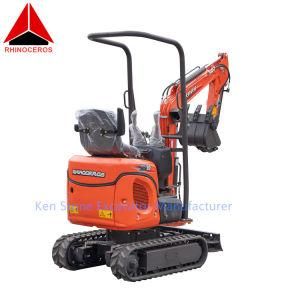 Hot Sale Rhinoceros Xn10-8 CE EPA Euro 5 Emission Hydraulic Transmission Backhoe Mini Excavators