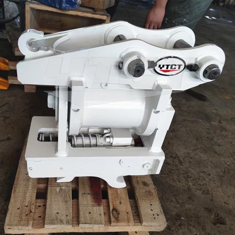 Ytct Excavator Attachments 180 Degree Tilting Hydraulic Quick Hitch for Sale
