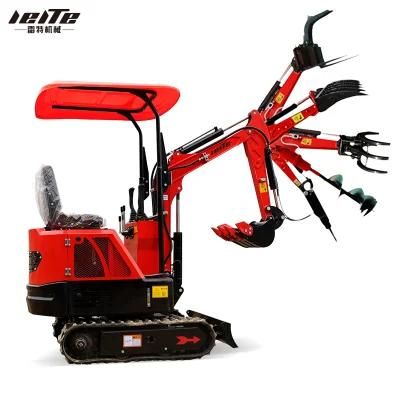 Hydraulic Excavator Mini Excavators Small Crawler Digger 1 Ton 2 Ton 3 Ton 6 Ton Cheap Price for Sale Factory Supplier Orchard Farm