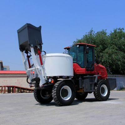 Trailer Truck Self Load Concrete Mixer with Small Drum for Sale