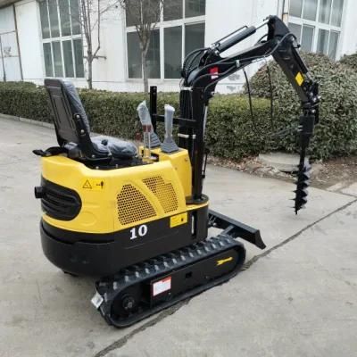 Free Shipping Mini Small Digger CE/EPA/Euro 5 China Wholesale Compact Mini Excavators 1 Ton Prices with Thumb Bucket for Sale