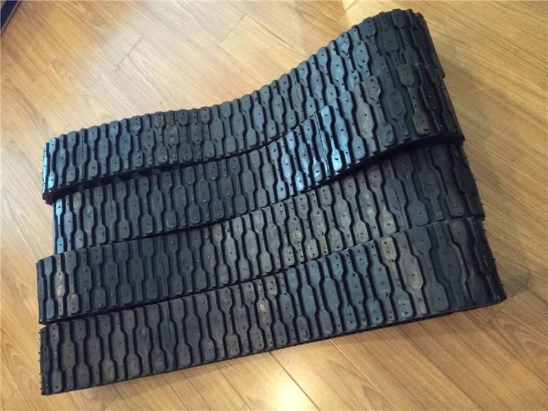 Continuous Kevlar Robot Rubber Track 170*64*31