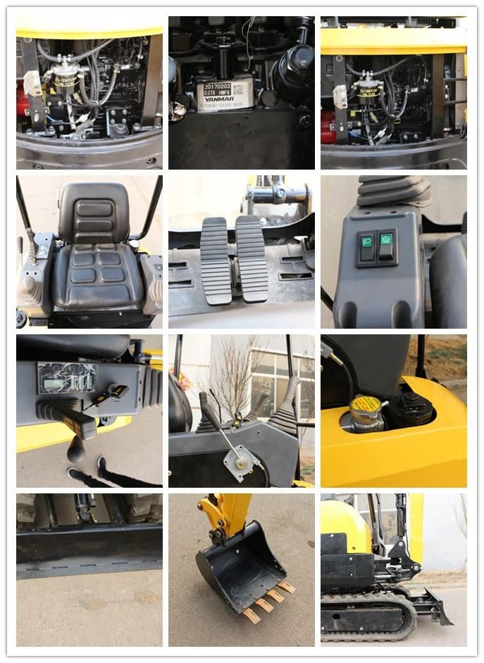 High Quality Hydraulic Crawler Small Excavator with Cheap Price