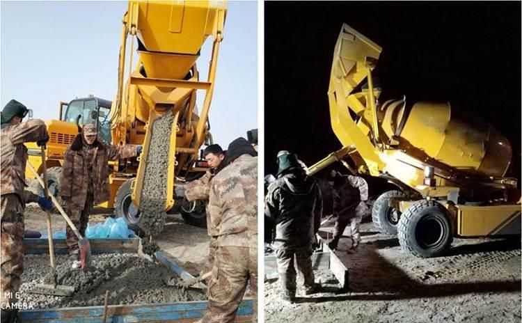 Official Self Loading Concrete Mixer Slm4 4m3 Concrete Mixer with Best Price
