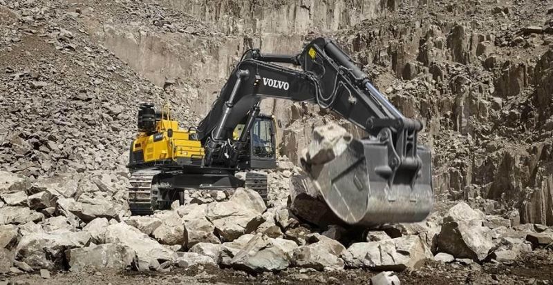 Volvo Ec750dl 75ton Mining Large Excavator Price