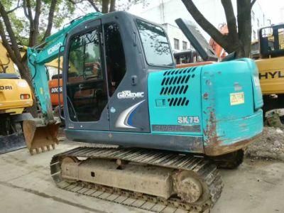 Used Hydraulic Excavator Kobelco Sk75-8/Sk130/Sk135 Excavator Low Price High Quality