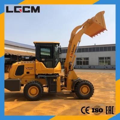 Lgcm 1.8ton Hot Sale Small Front End Articulated Small Wheel Loader with Attachments