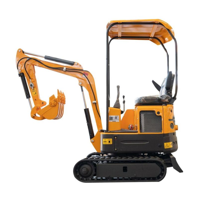 Mini Rubber Track Excavator with Euro III Euro V Emission