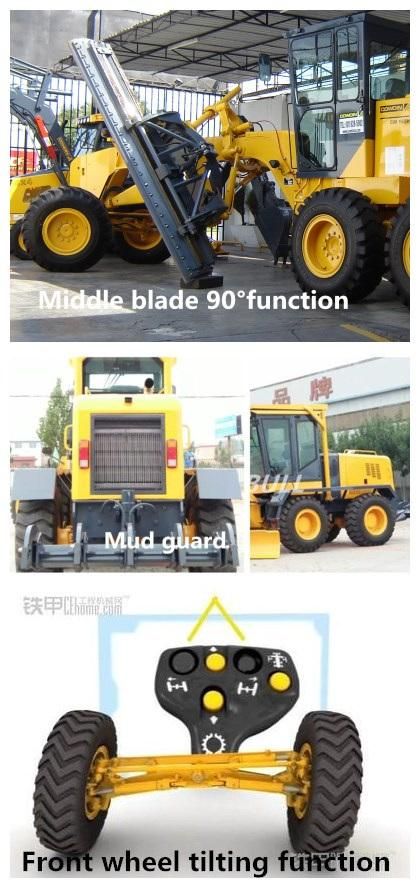 Py100-Py220 Gr215 Cut Blade 4356mm Road Grader Py220 16.5tons Motor Grader for Sale