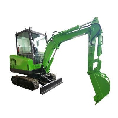 Diesel Engine Mini Tractor Excavator Manual Trench Digger Factory