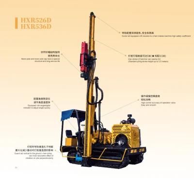 Road Helical Pile Driver Attachment for Highway Guardrail Construction Solar Pile Driver