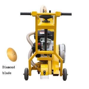 Kohler Engine Bitumen Road Cutting Machine, Construction Concrete Grooving Equipment