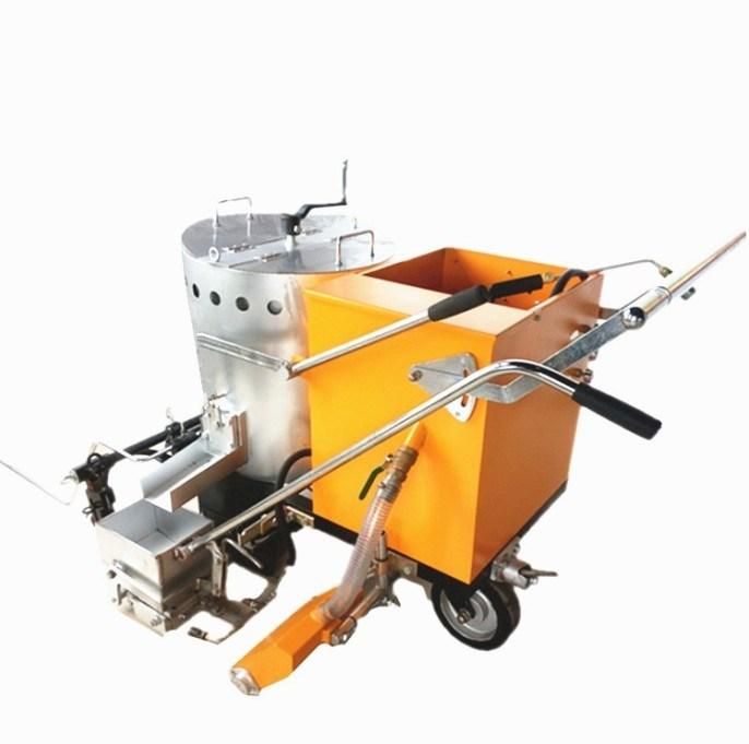 Hand Push Thermoplastic Road Line Paint Marking Machine Equipment