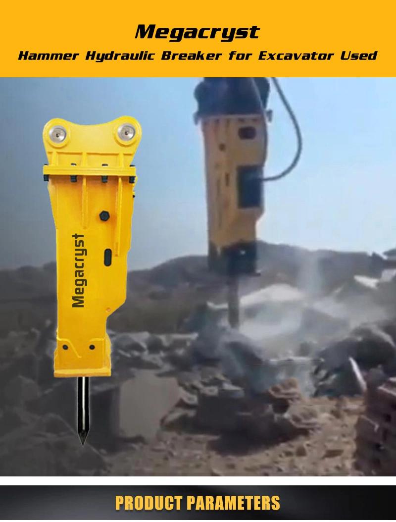 Hammer Concrete Excavator Rock Hydraulic Breaker for 10ton 12ton 20ton 30ton 40ton PC200 PC300 Demolition Machinery