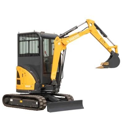 2.5 Ton Rubber Track Excavator 2.5ton Mini Pelle