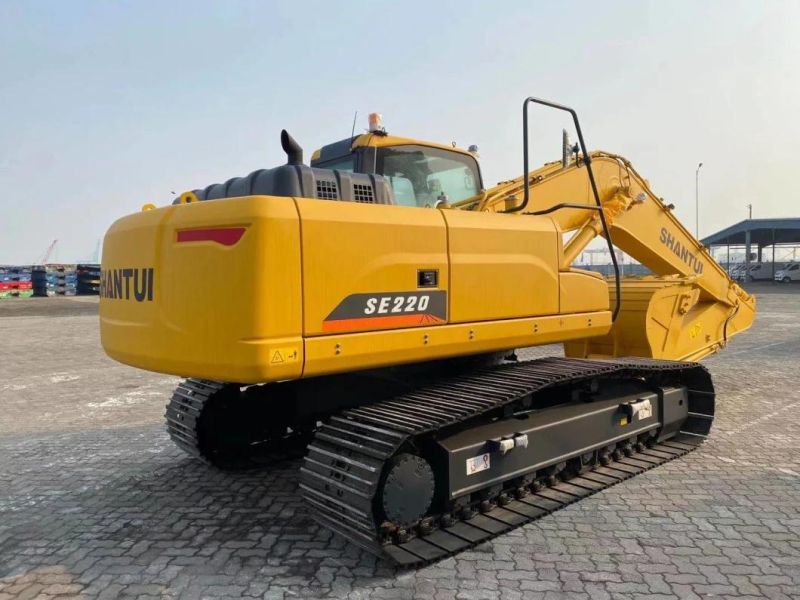 Shantui Liugong Middle 22 Ton Crawler Excavator with Ripper and Hammer in Ecuador