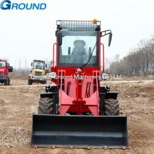 Good quality 0.8ton bucket mini wheel loader/argricultural loader/garden loader/road loader/ mining loader