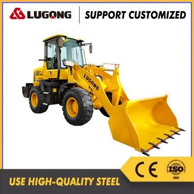 Small/Mini Compact Articulated Front End Loader LG938 2.0ton Wheel Loaders for Farming/Construction/Gardening