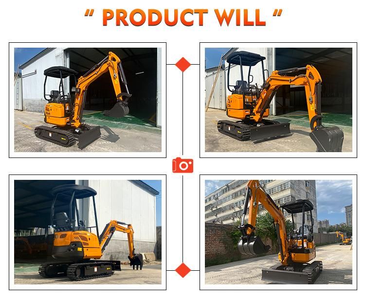 Mini Excavator Hydraulic Excavator 2 Ton Hydraulic Hammer Mini Excavator